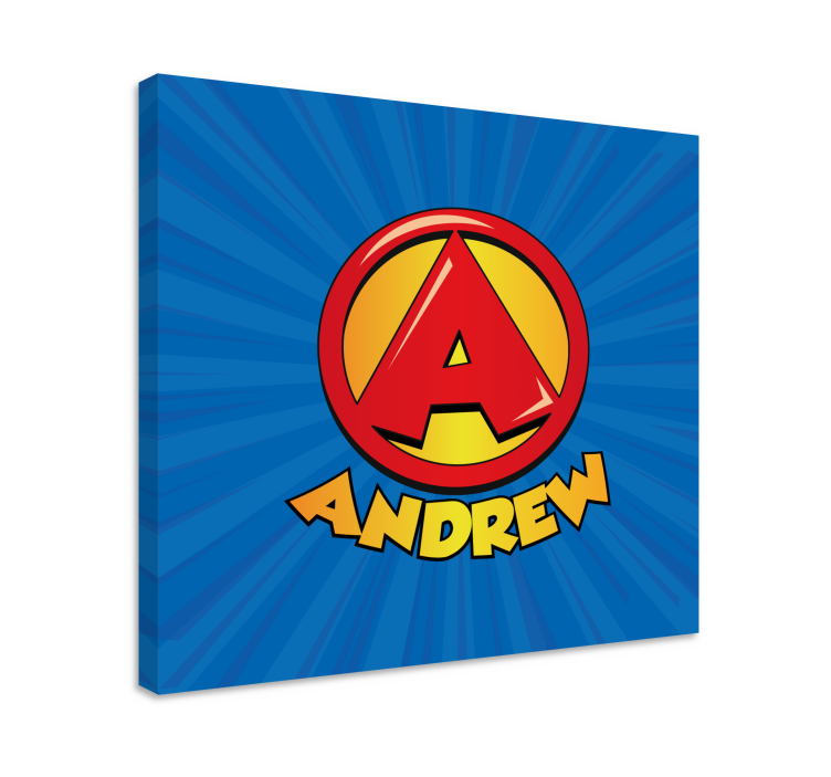 Super pradinės raidės vaikų darželio drobė - „Tenstickers“