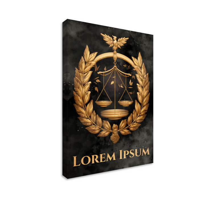 Teisingumo balansas Drobė biuras - „Tenstickers“