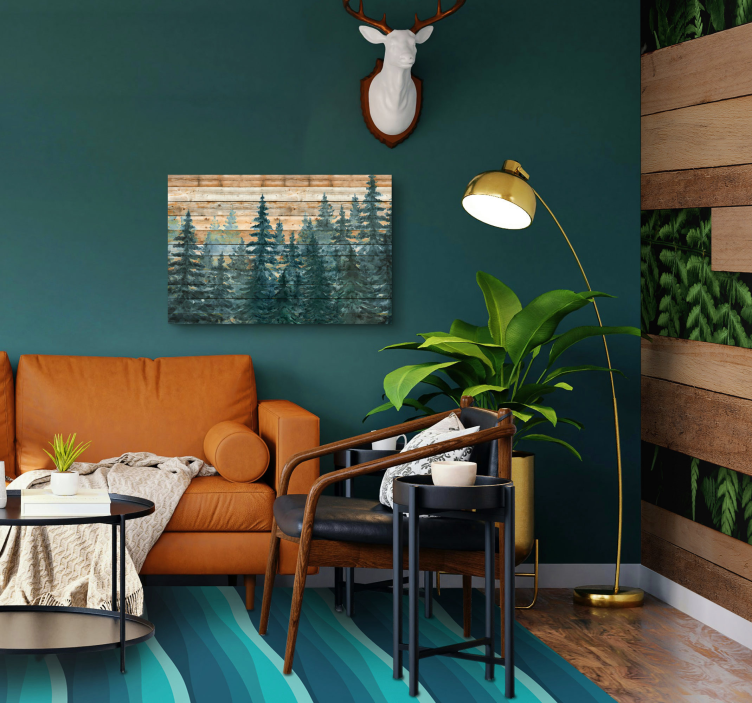 Didingas pušynas Drobė svetainė - „Tenstickers“