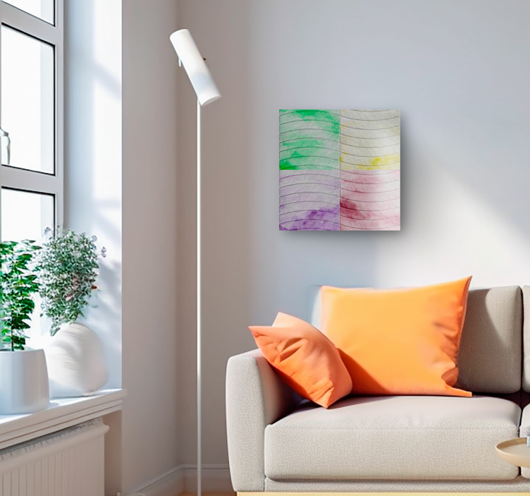 Ramblų plytelės Drobė svetainė - „Tenstickers“