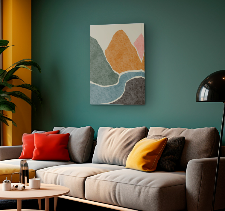 Pintura moderna abstraktus drobės atspaudas - „Tenstickers“