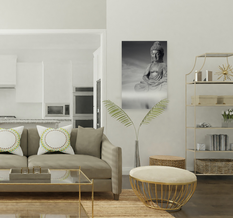 Buddha zen paveikslaimeno spaudinys - „Tenstickers“