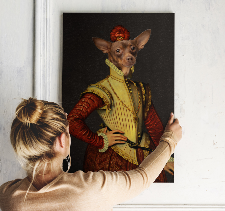 Aristokratų šunų paveikslaiatspaudai - „Tenstickers“