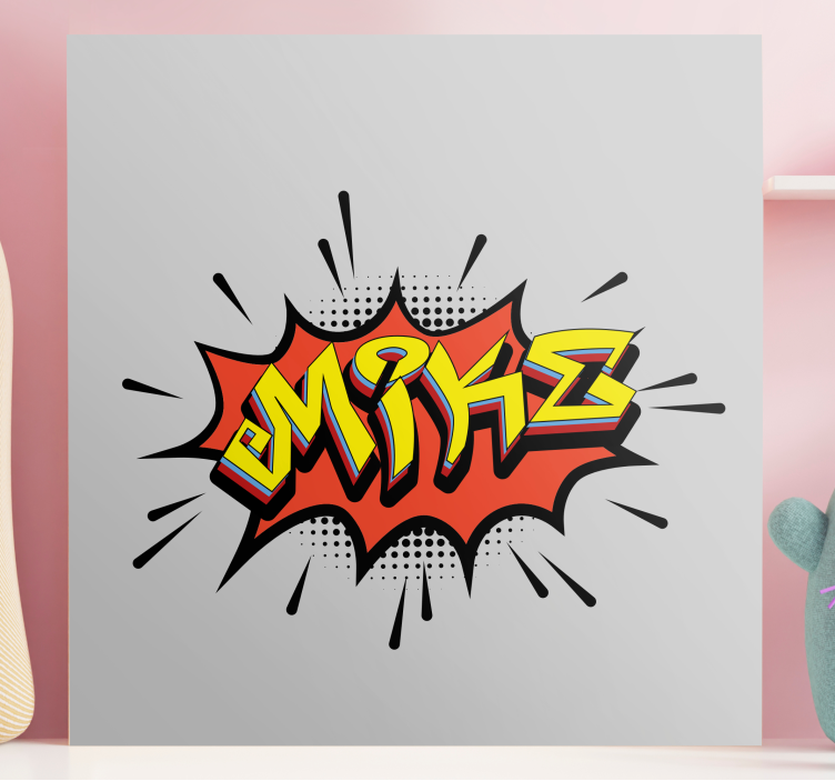 Bombardavimo stiliaus graffiti personalizuota drobė - „Tenstickers“