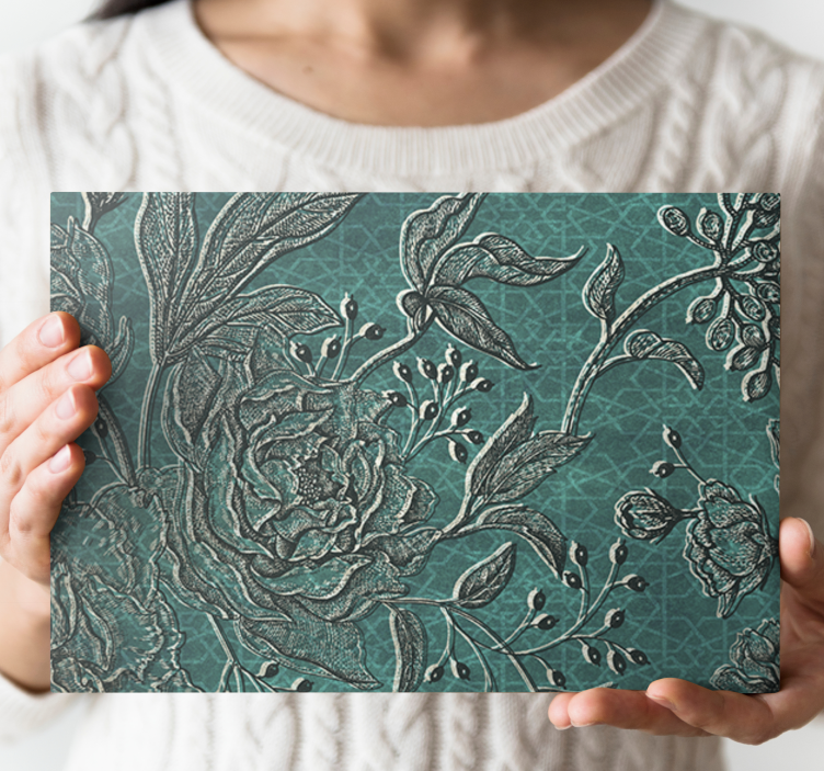 Drobė gėlės ir augalai elegantiška botaninė kompozicija - „Tenstickers“