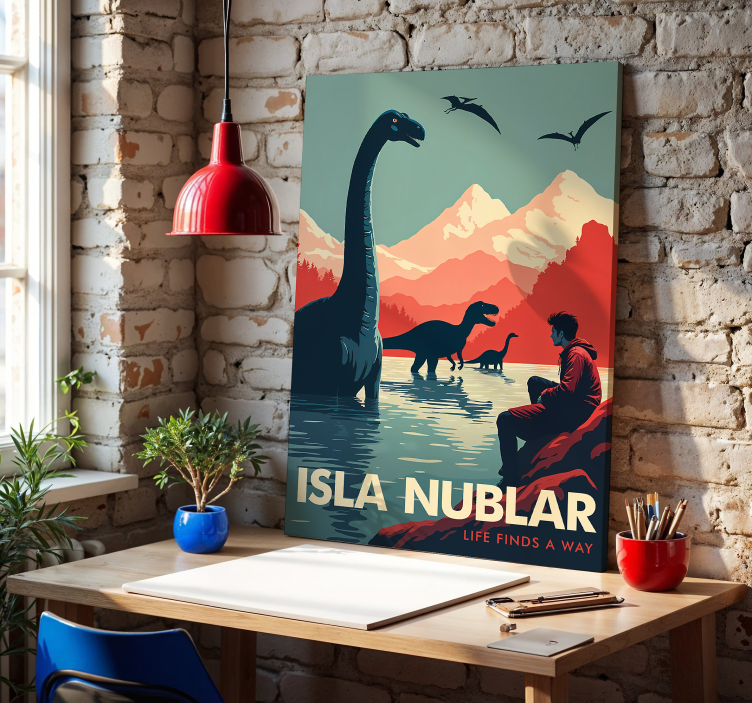 Isla nublar Drobė dinozauras - „Tenstickers“