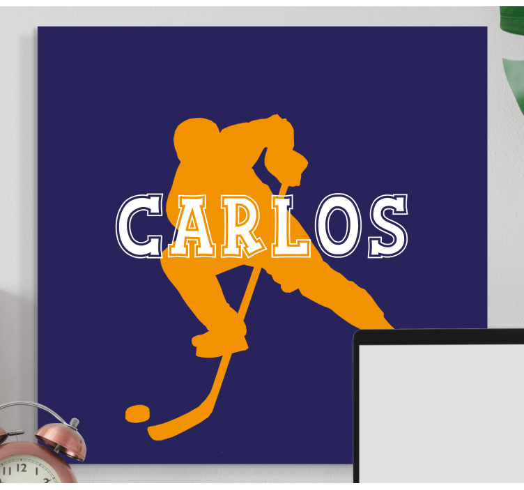 Personalizuota ledo ritulio oranžinė drobė - „Tenstickers“