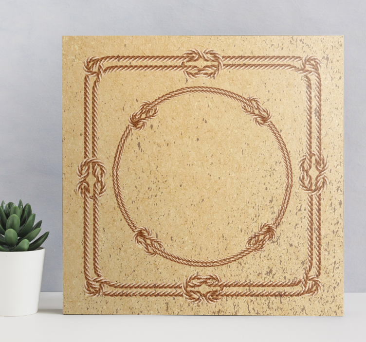 Lyno rėmo įspaudas Drobė geometrinis - „Tenstickers“