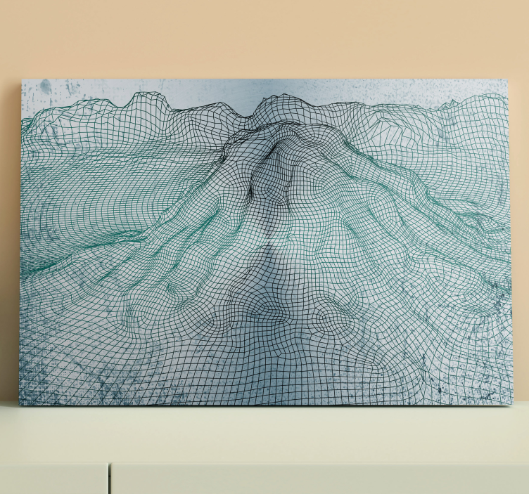 Metaliniai kalnai paveikslaimeno spaudiniai - „Tenstickers“