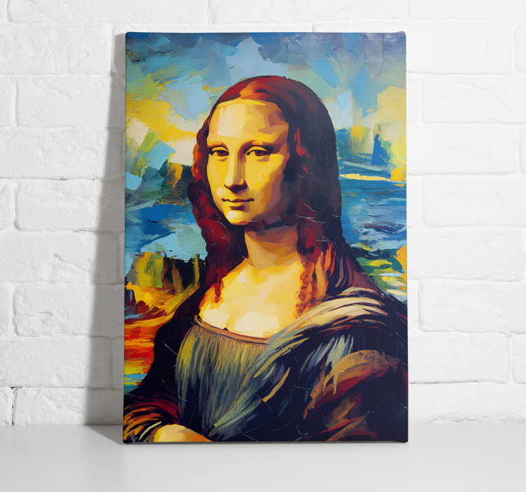 Mona lisa impresionizmo stilius Drobė menas - „Tenstickers“