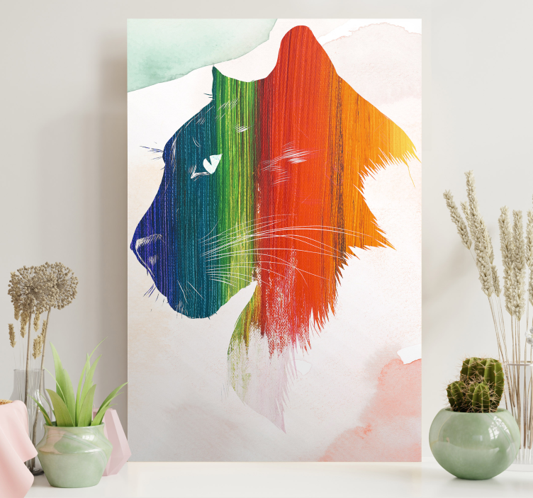 Panteros spausdinimo gyvūnų paveikslaiatspaudai - „Tenstickers“