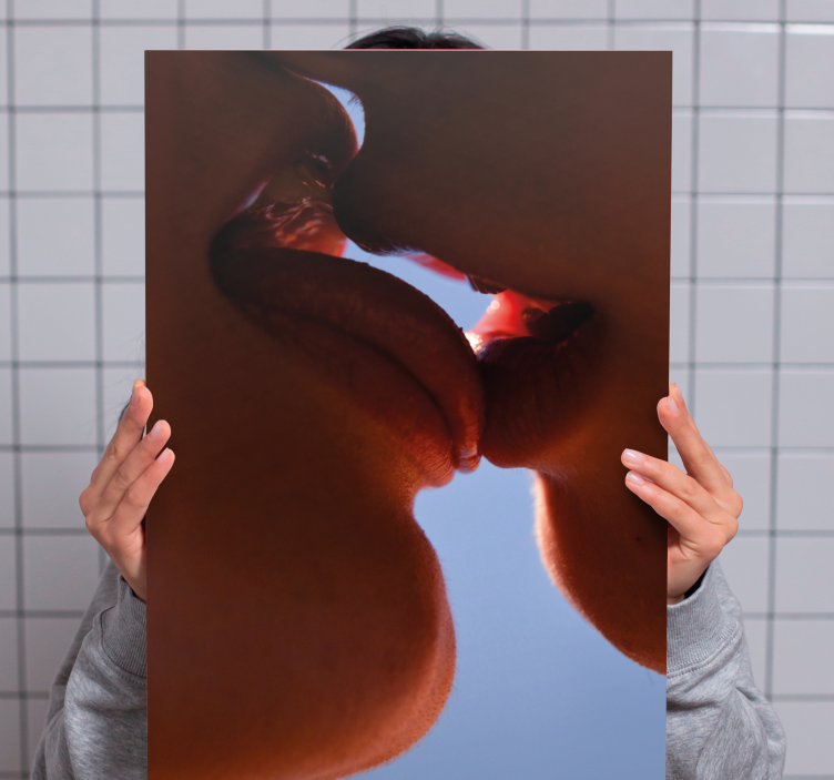 Priešais bučinį 3d paveikslaiatspaudai - „Tenstickers“