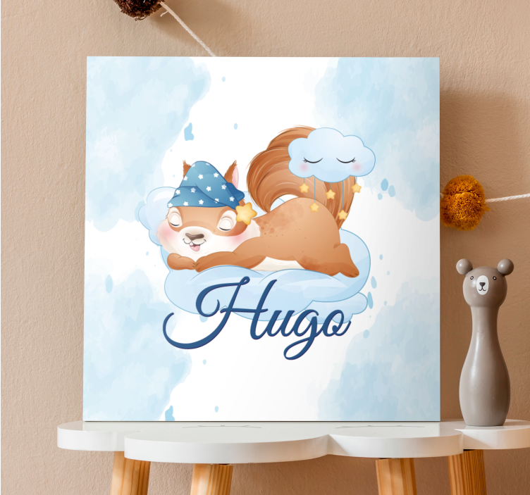 Roletai gyvūnai mielai svajojanti voverė - „Tenstickers“