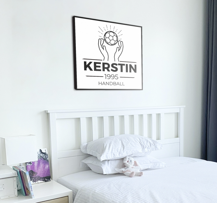 Suasmenintas rankinio dizainas Drobė paauglys - „Tenstickers“