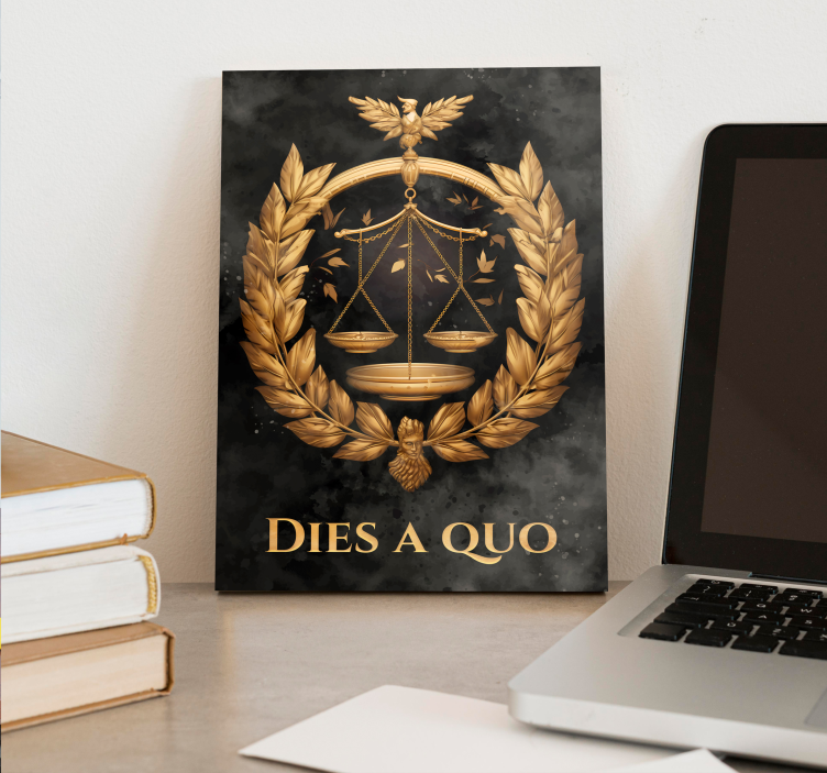 Teisingumo balansas Drobė biuras - „Tenstickers“