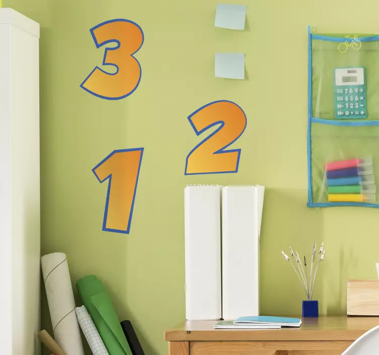 Motociklų numerių lipdukai - „Tenstickers“