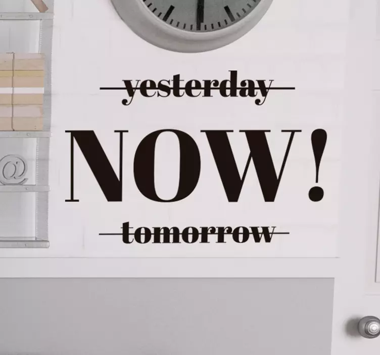 Frazė minimalizmas motyvacinis sienos lipdukas - „Tenstickers“