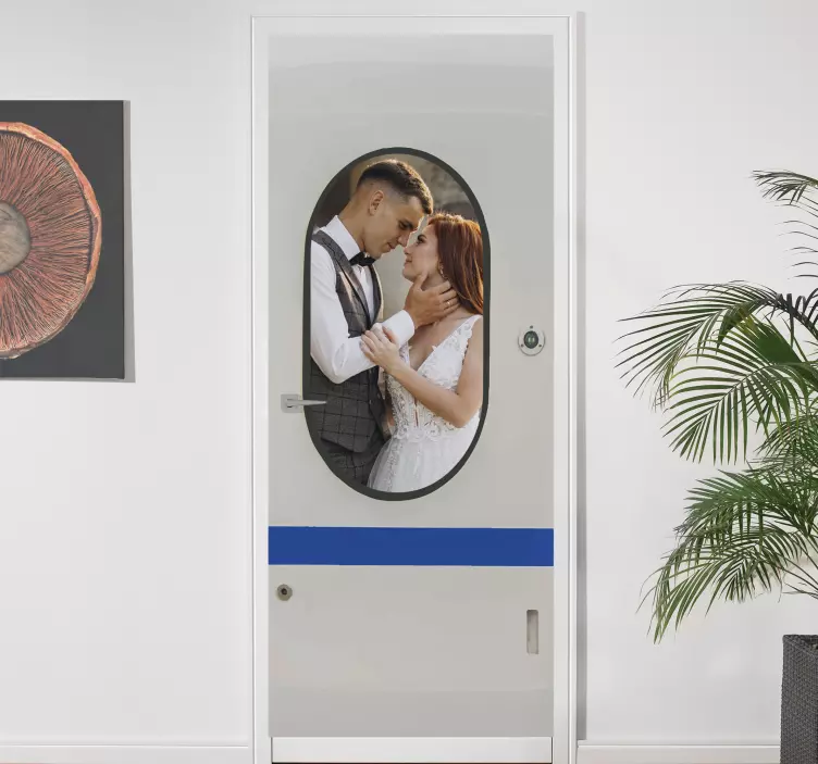 Metro durų vinilo lipdukas - „Tenstickers“