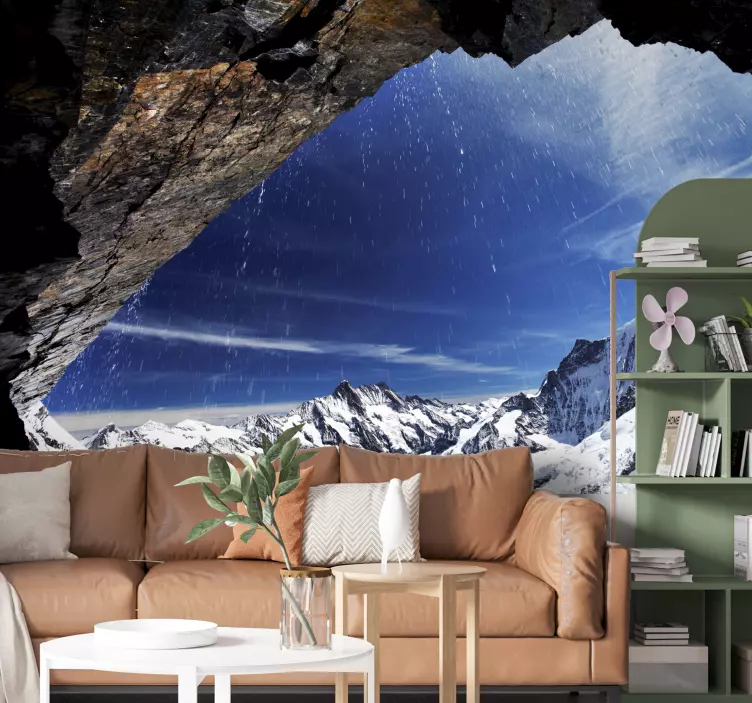 Sniego ant kalno lipdukas - „Tenstickers“