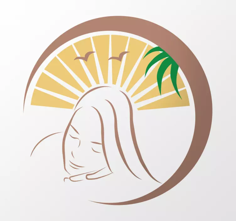 Spa masažo sienos vinilo lipdukas - „Tenstickers“