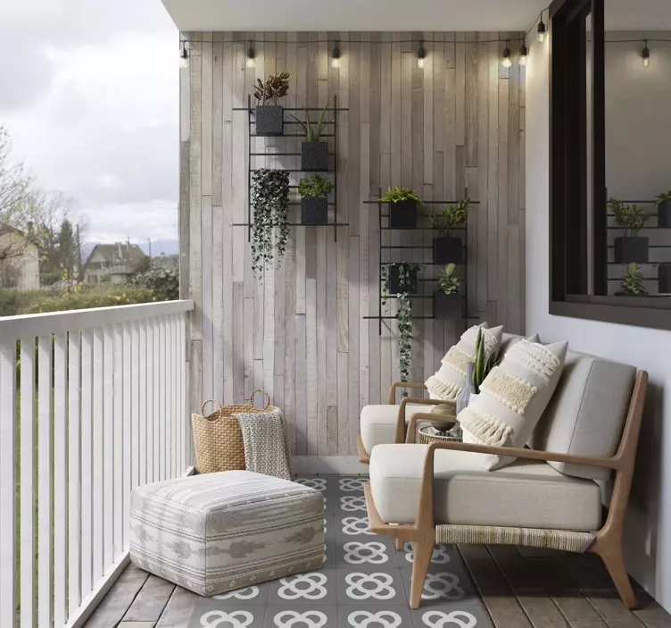 Medinių baldų imitacija - „Tenstickers“