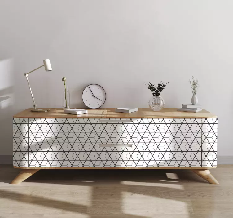 Skandinaviškų motyvų baldų lipdukas - „Tenstickers“