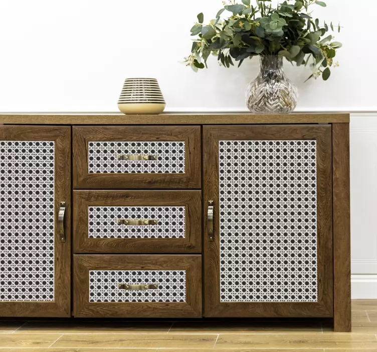 šiuolaikinis lapų raštas baldų lipdukas - „Tenstickers“