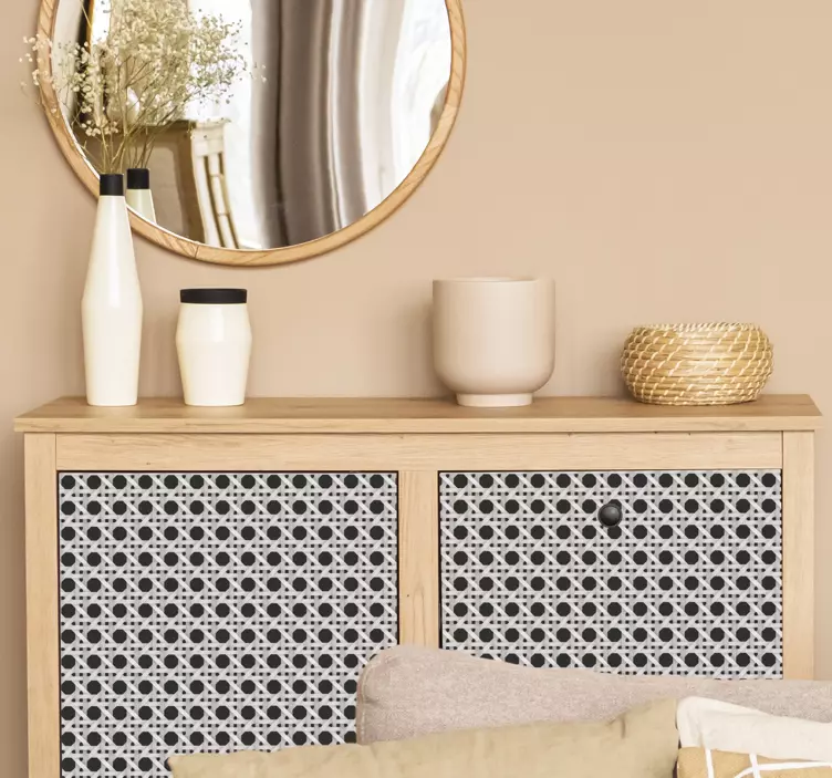 šiuolaikinis lapų raštas baldų lipdukas - „Tenstickers“