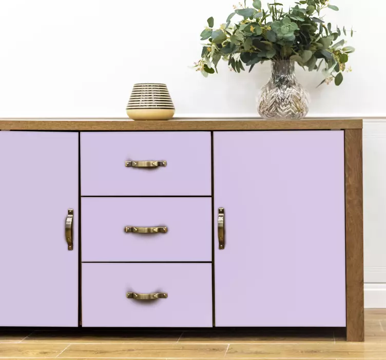 Skaitmeninis levandų spalvos paprastas vinilo lapas - „Tenstickers“