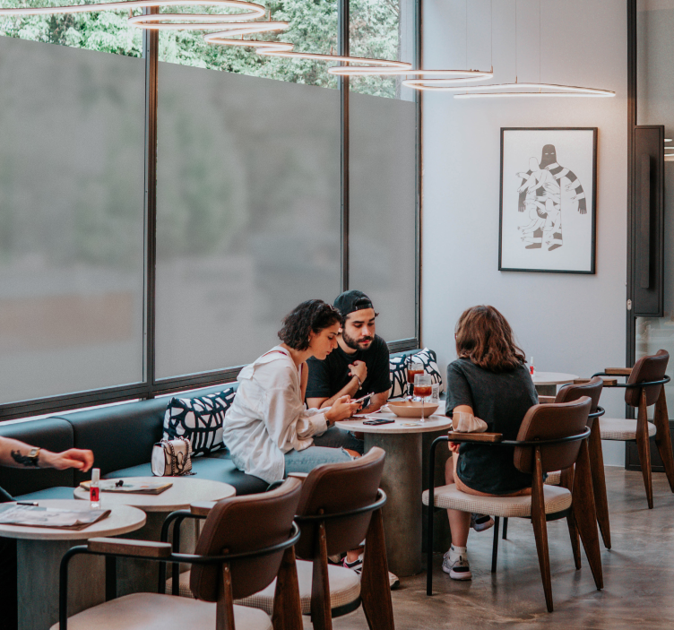 Permatomas stiklo lipdukas - „Tenstickers“