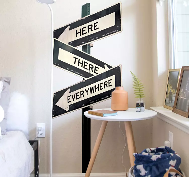 Gatvių ženklų kelio ženklų lipdukai - „Tenstickers“