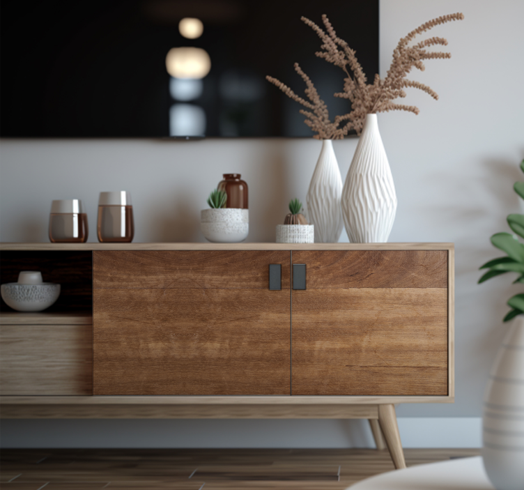 tekstūra medienos rudos baldų lipdukas - „Tenstickers“