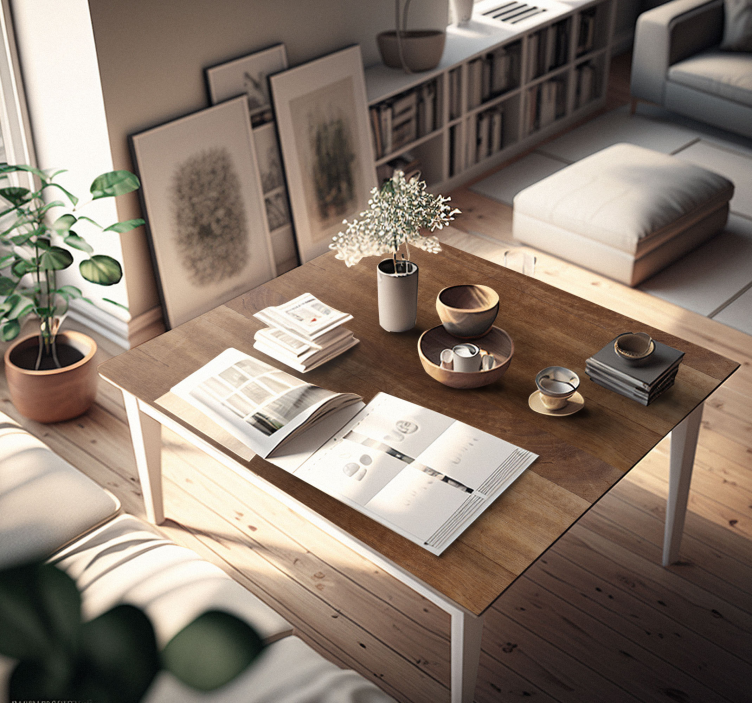 tekstūra medienos rudos baldų lipdukas - „Tenstickers“