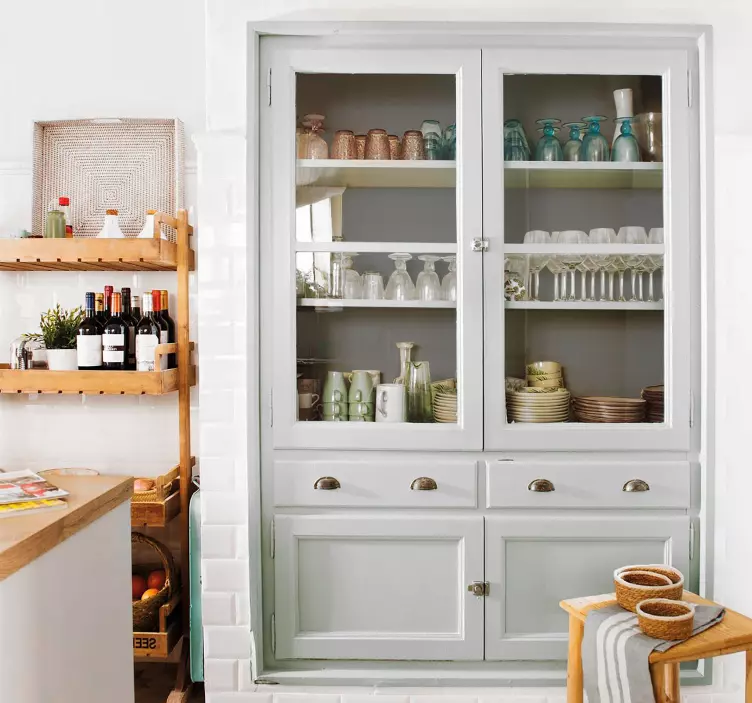 Geltona baldų lipdukas - „Tenstickers“