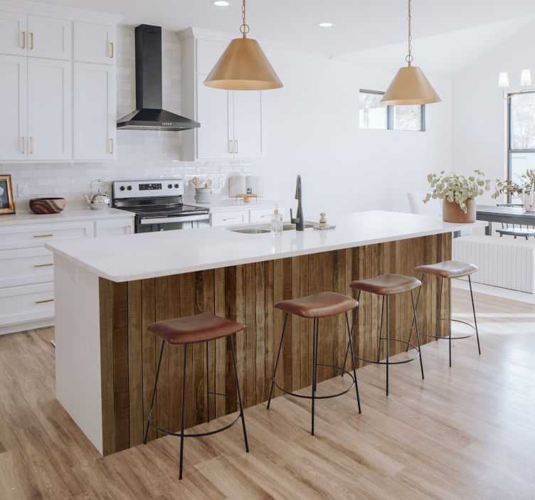 Medinės juostelės baldų lipdukas - „Tenstickers“