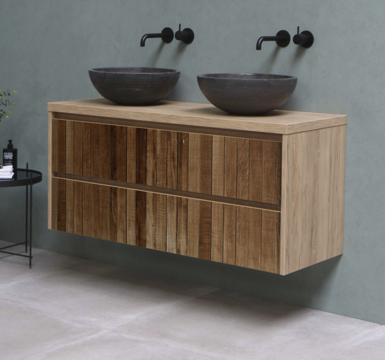 Medinės juostelės baldų lipdukas - „Tenstickers“