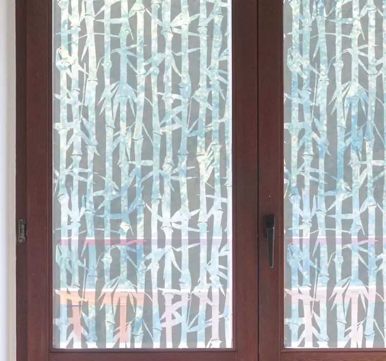 Translucidus bambukas lipdukas ant stiklo - „Tenstickers“