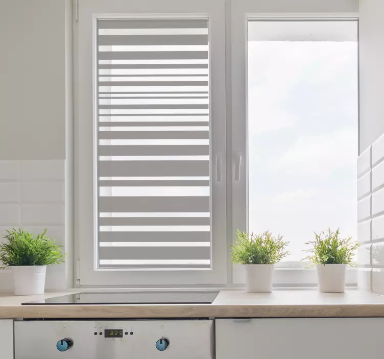 Permatomų linijų lango lipdukas - „Tenstickers“