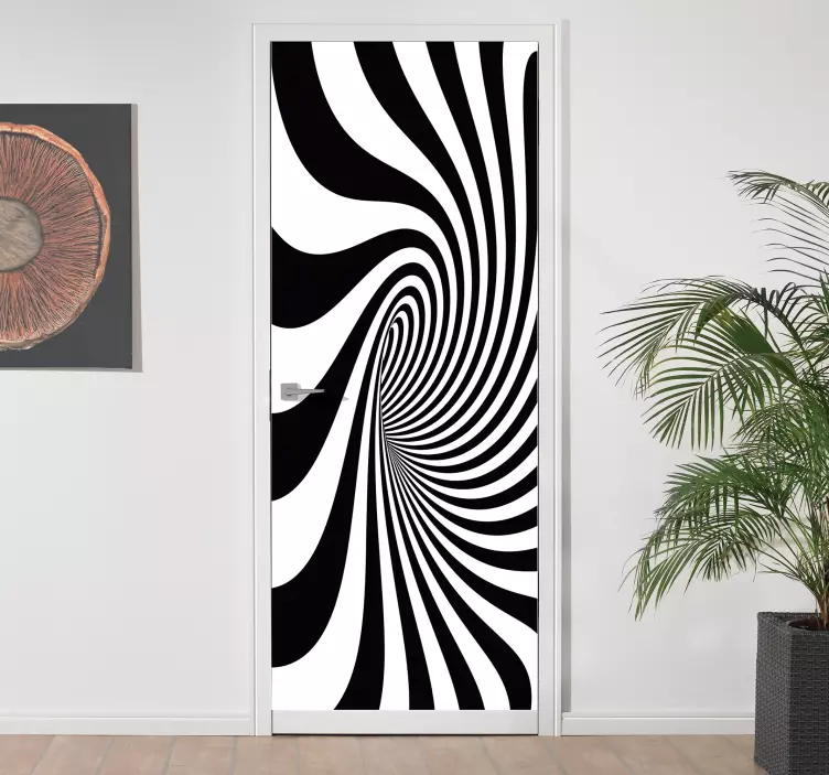 Vinilo lipdukas su juodųjų skylių durimis - „Tenstickers“