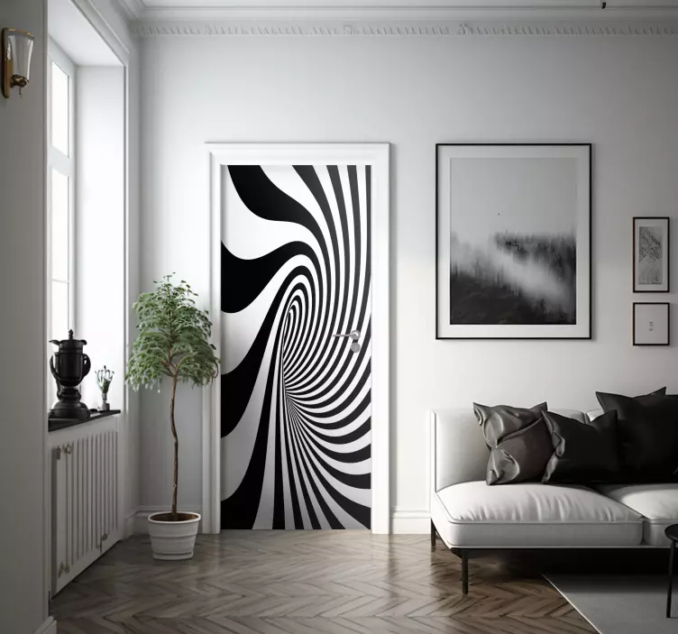 Vinilo lipdukas su juodųjų skylių durimis - „Tenstickers“