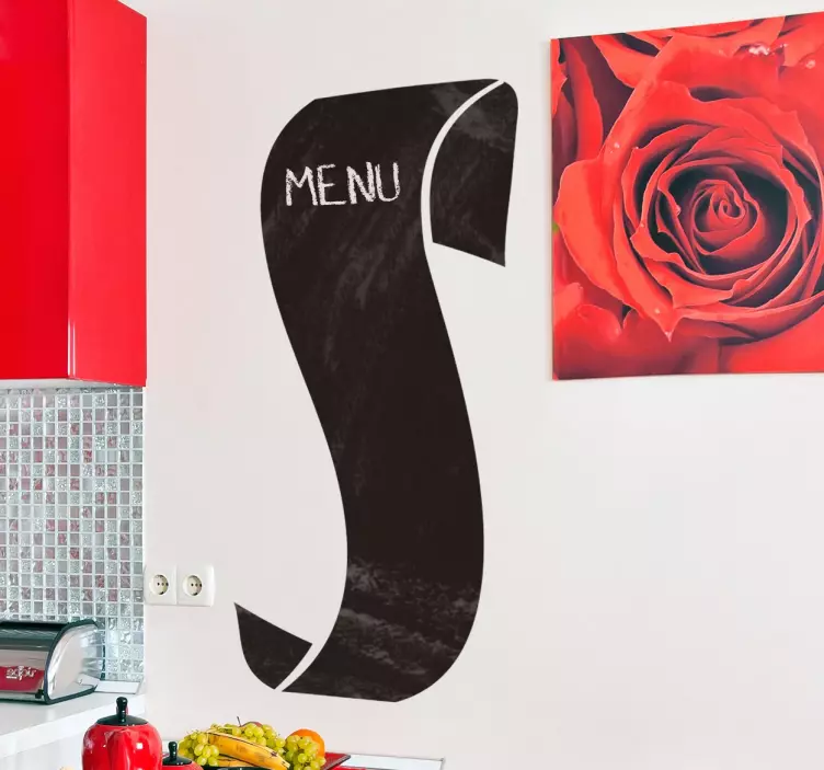 Meniu rodymo elementas lentos lipdukas - „Tenstickers“