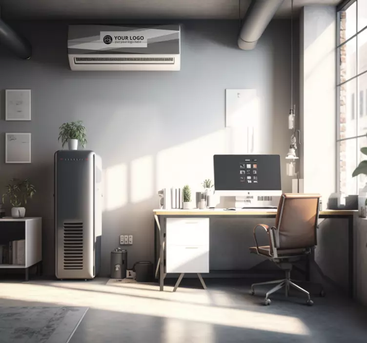 Biuro logotipas ofiso sienų lipdukas - „Tenstickers“