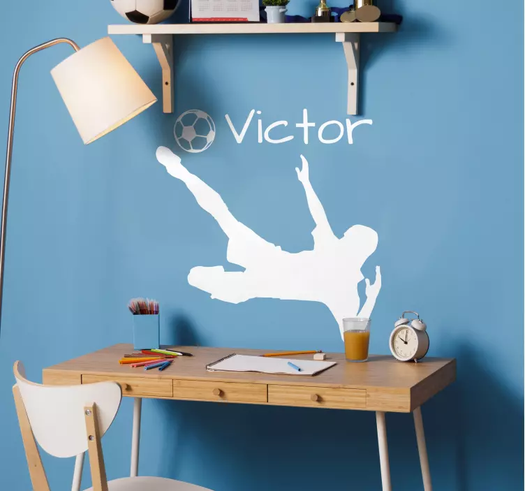 Pritaikomas futbolininko dekoratyvinis vinilis - „Tenstickers“