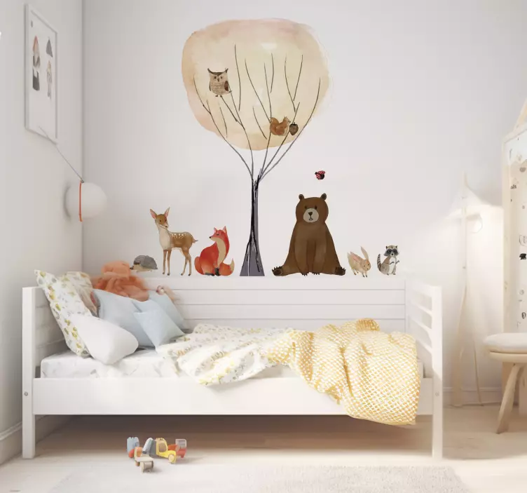 Gyvūnai laukinių gyvūnų lipdukas - „Tenstickers“