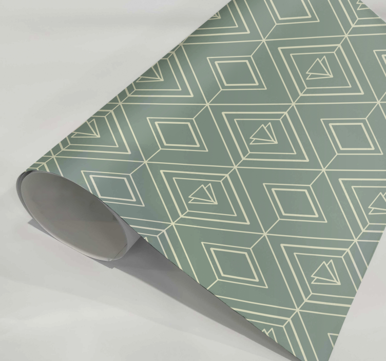 Art Deco Geometrinis Raštas virtuves sienu dekoras - „Tenstickers“