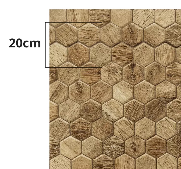 Geometrinių plytelių sienos freskos lipdukas - „Tenstickers“