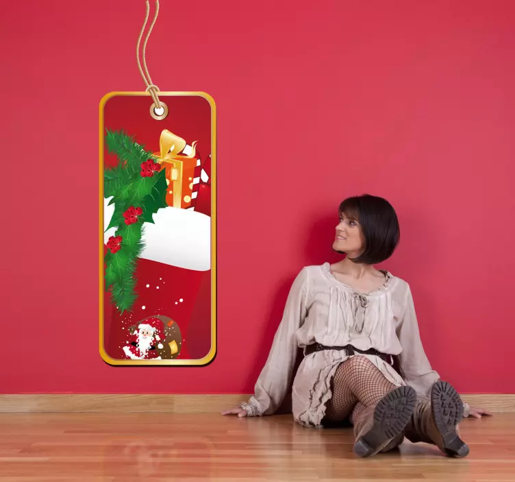 Kalėdinės etiketės lipdukas - „Tenstickers“