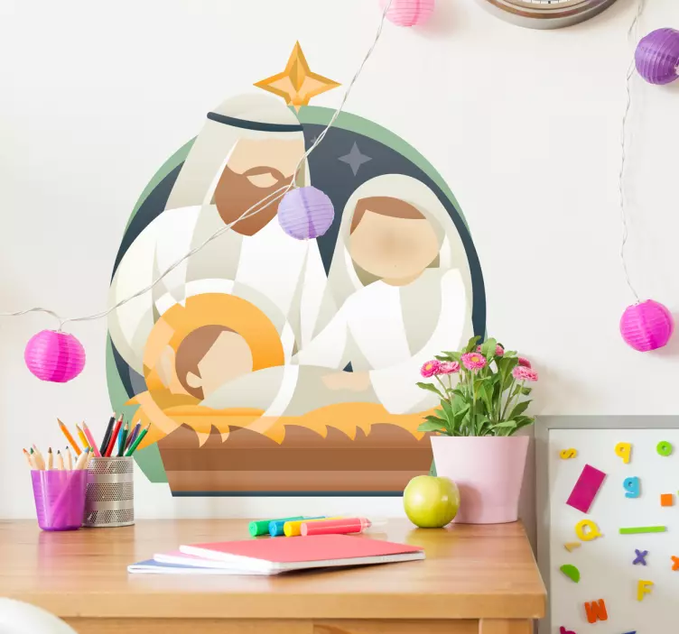 Gimimo kalėdų animuotasis paveiksliukas - „Tenstickers“