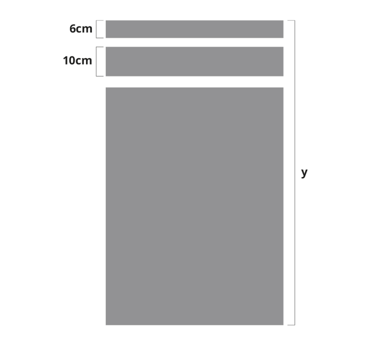Linijos durų linijos lipdukui - „Tenstickers“