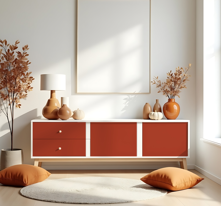 Matinis moliūgas vienspalvis lakštinis lipdukas - „Tenstickers“